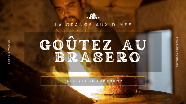 🔥 Le Brasero fait son show : Découvrez notre légendaire Tomahawk ! 🥩